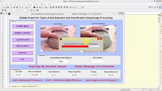 Soil Type Detection amp Classification Using Image Processing Matlab Project Code  IEEE Project [upl. by Airotkiv]