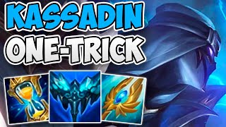 CHALLENGER KASSADIN ONETRICK CARRIES HIS TEAM  CHALLENGER MID KASSADIN GAMEPLAY  Patch 126 S12 [upl. by Esined]