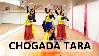 CHOGADA TARA dance  Loveyatri  Dandiya choreography [upl. by Anaitit]