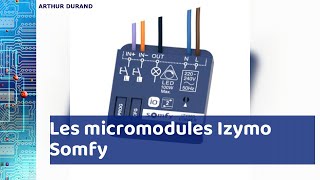 Les micromodules Izymo Somfy  la domotique à portée de tous [upl. by Zerla]