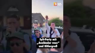 SyltParty mit „Ausländer raus“ und Hitlergruß nius sylt pony stimmedermehrheit [upl. by Esidarap]