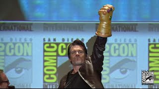 Official Josh Brolin Emerges as Thanos at the Marvel Studios Panel from ComicCon 2014 [upl. by Lachlan]