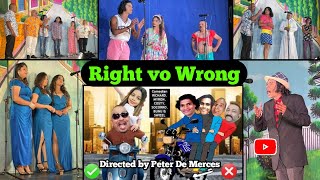 konkani tiatr Right vo Wrong by Peter De Merces  new konkani tiatr 2023 [upl. by Alat]