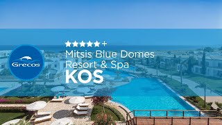 KOS  Hotel Mitsis Blue Domes Resort amp Spa  GRECOS [upl. by Arielle]