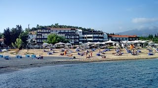 Thassos guide  Tripiti Beach amp Blue Dream Palace hotel [upl. by Ogawa]