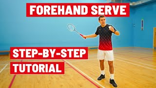 Forehand Serve  A stepbystep guide [upl. by Naujek]