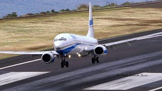 HUGE CONTROL in This EPIC LANDING MADEIRA AIRPORT [upl. by Eyr]