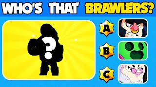 Whos That BRAWLERS  Brawl Stars Quiz  Fang Colette Leon Melodie Spike [upl. by Nylle415]