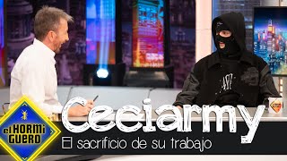 Ceciarmy habla sobre el sacrificio que conlleva su trabajo  El Hormiguero [upl. by Akanke]