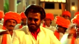 Hindi full dubbed movie song  Baashha Ek Hi Chaand Hai  Rajinikanth [upl. by Assirak]