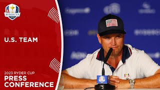 LIVE  US Team Press Conference  2023 Ryder Cup [upl. by Ahsienor477]