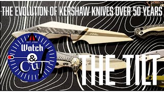 The Kershaw Knives Tilt 50th anniversary Knife and Evolution of Kai USA designs [upl. by Eirdua714]