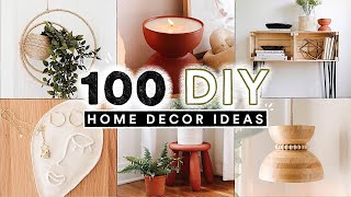 100 DIY HOME DECOR IDEAS  HACKS You Actually Want To Make ✨ Full Tutorials [upl. by Yespmed]