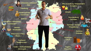 Wie merke ich mir die Bundesländer und Landeshauptstädte  Eselsbrücken und Lerntricks [upl. by Harutak]