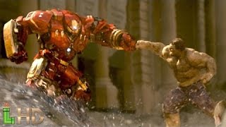 HULK vs HULKBUSTER Full Fight Scene cut HD  All Hulk Smash Scenes [upl. by Zippora181]