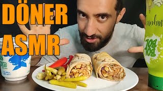 DONAS DÖNER DÜRÜM ASMR 😋  TÜRKÇE ASMR YEMEK [upl. by Kinimod]