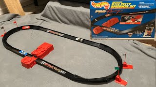 Hot Wheels Pro Racing Motorized Kyle Petty Speedway Track Set from 1998 [upl. by Wahs]