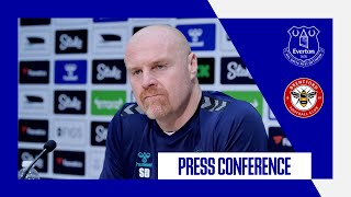 EVERTON V BRENTFORD  Sean Dyches press conference  GW35 [upl. by Rolfston]