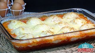 Huevos rellenos de atún al horno con bechamel Loli Domínguez  Recetas paso a paso  Semana Santa [upl. by Namilus]