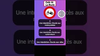 🛑 Code de la route 🛑 codedelaroute autoecole autoecoleenligne permisb permisdeconduire [upl. by Yrekcaz613]