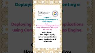How do you deploy serverless applications using App Engine and Cloud Run [upl. by Seaden]