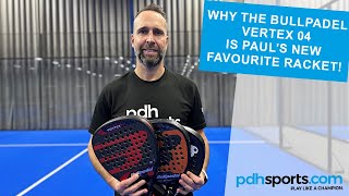 Bullpadel Vertex 04 padel racket review [upl. by Niwre]