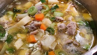 Healthy Chicken soup Good for cough and cold Simple Recipe [upl. by Jourdan]