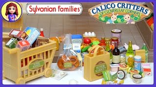 Sylvanian Families Calico Critters Supermarket Set Unboxing Review  Kids Toys [upl. by Bertero437]