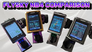 Flysky comparison vid NB4 NB4 NB4 Pro NB4 Pro [upl. by Naasar224]