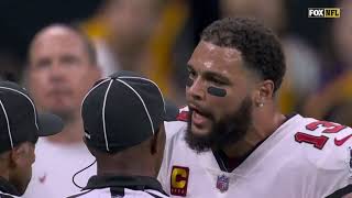 Mike Evans vs Marshon Lattimore HUGE FIGHT Full Sequence [upl. by Loriner]