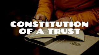 Constitution of a Trust  Equity amp Trusts [upl. by Kauffman174]