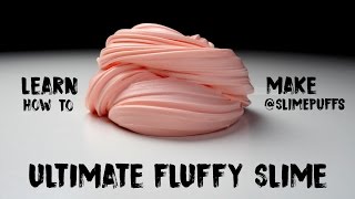 How to Make the Ultimate Fluffy Slime  DIY [upl. by Bowden]