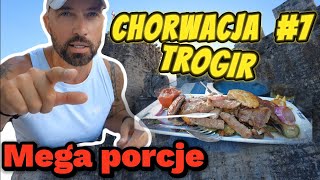 CHORWACJA 7  Co zobaczyć w Trogirze czy można dobrze i tanio zjeść jaki camping vlog 96 [upl. by Asilehs833]