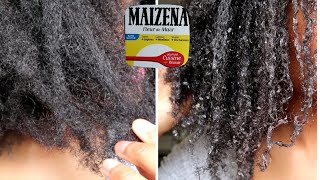 Jassouplis mes cheveux avec la fameuse MAÏZENA TEST Cheveux crépus [upl. by Abbub]