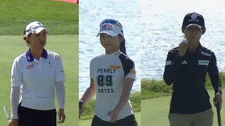 Minjee Lee Ye Won Lee and You Min Hwang 2024 Hana Financial Round 1 [upl. by Novehc560]