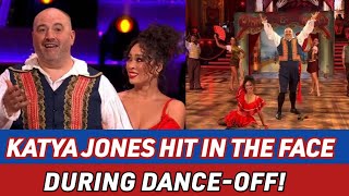 Strictlys Katya Jones Hit in the Face During Dramatic DanceOffquot [upl. by Eldwin]