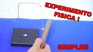 Como fazer um pêndulo eletrostático e gaiola de Faraday experiência simples [upl. by Bigot444]