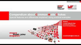 Würth Elektronik Webinar Compendium about common mode chokes Structure use and special features [upl. by Ettevroc135]