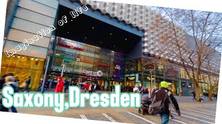 Germany 🇩🇪 saxony  Dresden a beautiful city of sachsen and its shopping centre in main city centre [upl. by Uos]