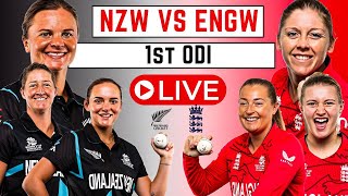 NZ W Vs ENG W Live  1st ODI  New Zealand Women vs England Women  Cricket Live Match Today [upl. by Dodson962]