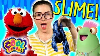 Ocean Slime DIY Marvie amp Elmo Learn How to Make Slime  Arts amp Crafts with Crafty Carol Part 1 [upl. by Kara]