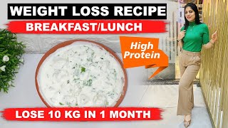 Dahi Ke Aloo  High Protein DietRaita Soya saladlHow To Lose Weight Fast In HindiDrShikha Singh [upl. by Yeniffit474]