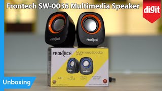 Frontech SW 0036 Multimedia Speaker Unboxing [upl. by Shir527]