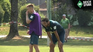 WerderTraining bei Rekordhitze [upl. by Ainet]