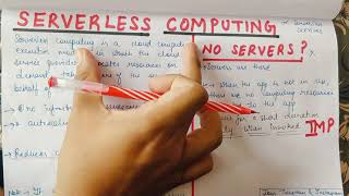 Lecture12 What is Serverless Computing  Serverless Architecture in Cloud Computing [upl. by Arocet893]