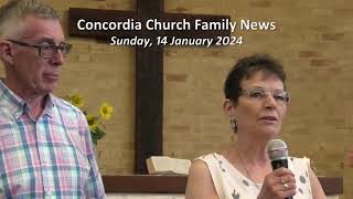 Concordia Sunday Service 14th January 2024 [upl. by Dorcus350]