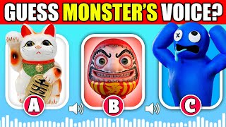 Guess the MONSTERS VOICE GODS WILL  Canon Mode  Rainbow Friends Chapter 2 [upl. by Prima]