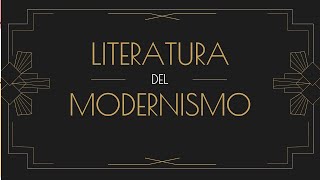 Literatura del Modernismo  4to de secundaria  Literatura [upl. by Aruat]