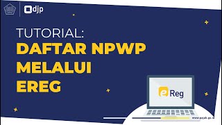 Tutorial Daftar NPWP Lewat eregpajakgoid [upl. by Liauqram975]