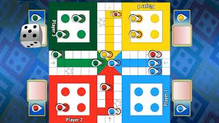 Ludo Game 4 Players  Ludo King 4 Players  Ludo Game Play [upl. by Pearlman931]